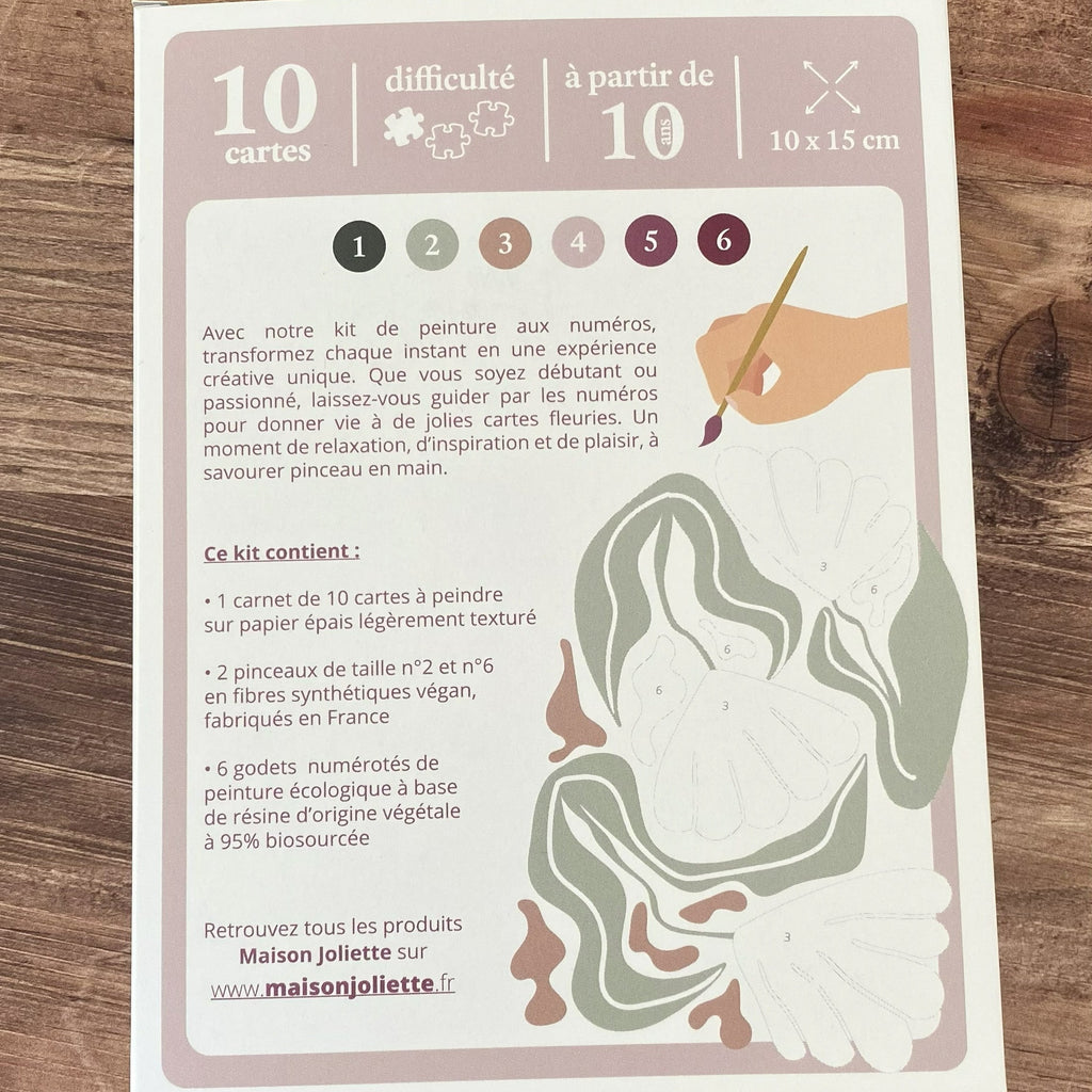 peinture aux numéros, pinceau, acrylique, adulte
