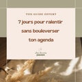 guide offert, exercices, antistress, ralentir, prendre soin de soi, PDF