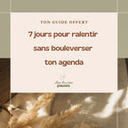 guide offert, exercices, antistress, ralentir, prendre soin de soi, PDF