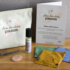 pochette, antistress, roll-on, worry stone, infusions, méditation